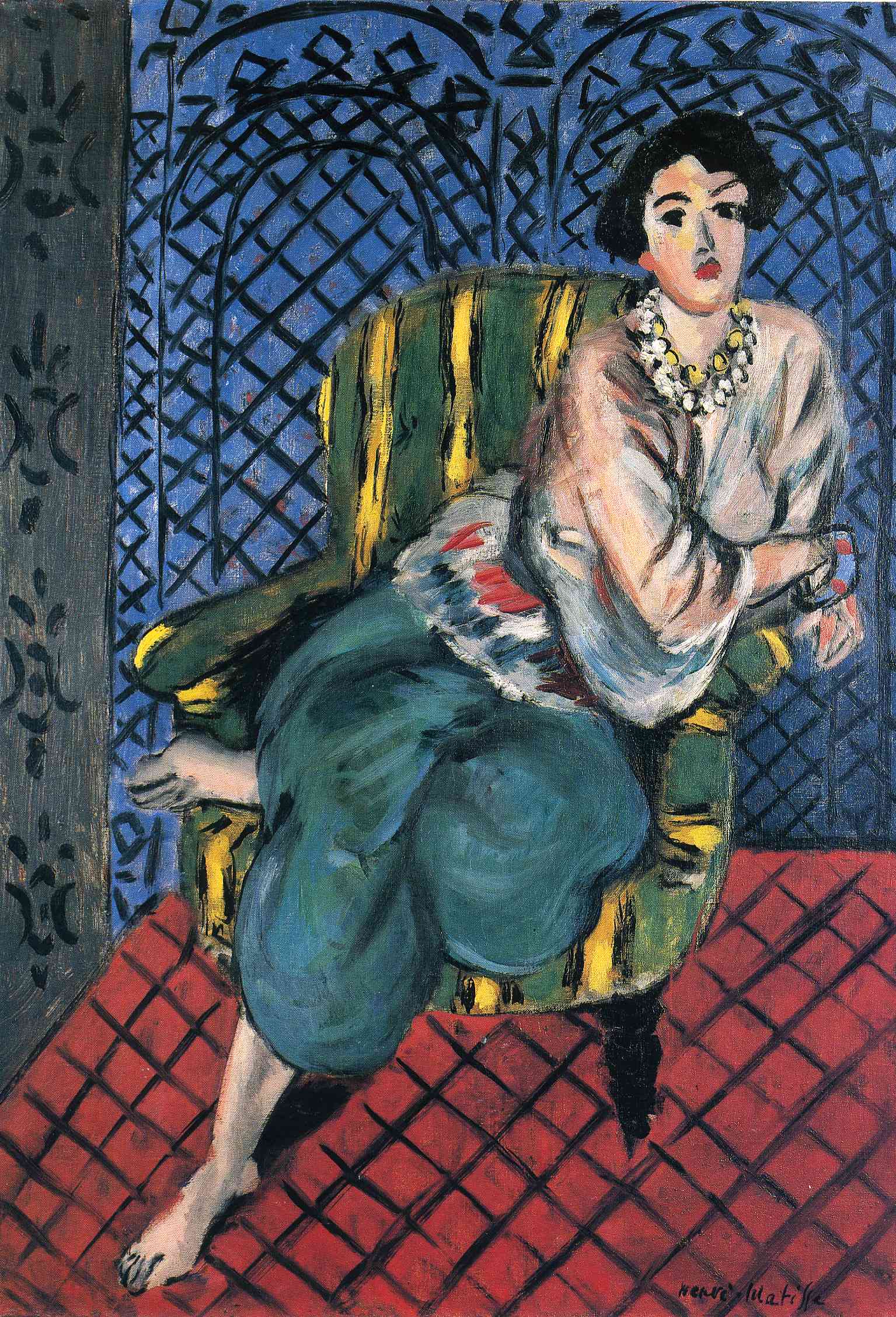 Henri Matisse - Woman sitting in a chair 1920